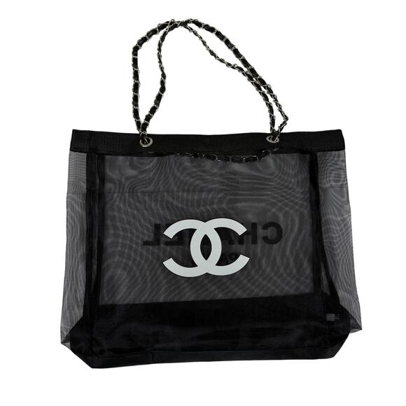 CHANEL Handbags - Authentic Chanel Mesh Tote.